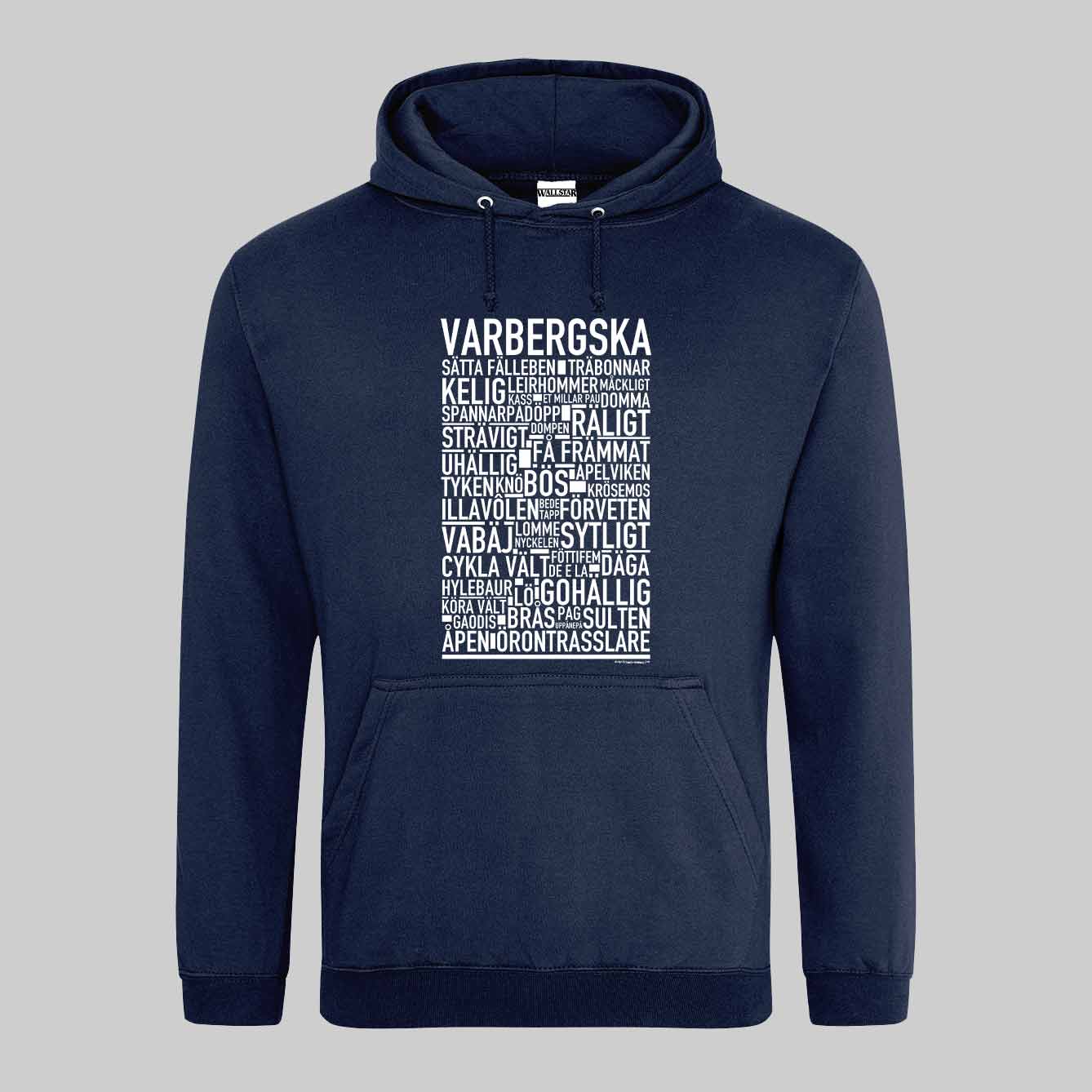 Varbergska Dialekt Text Hoodie