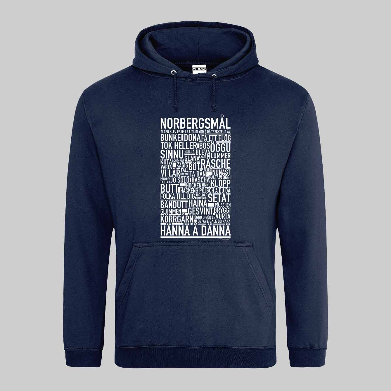 Norbergsmål Dialekt Text Hoodie
