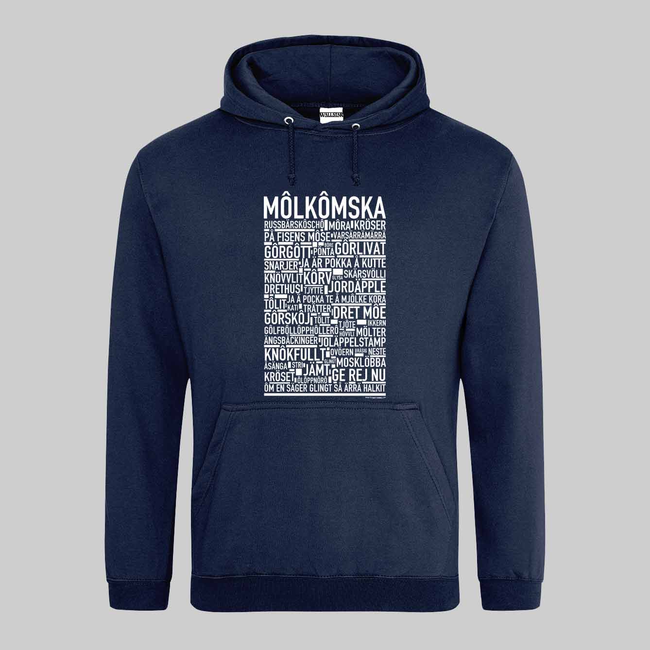 Môlkômska Dialekt Text Hoodie