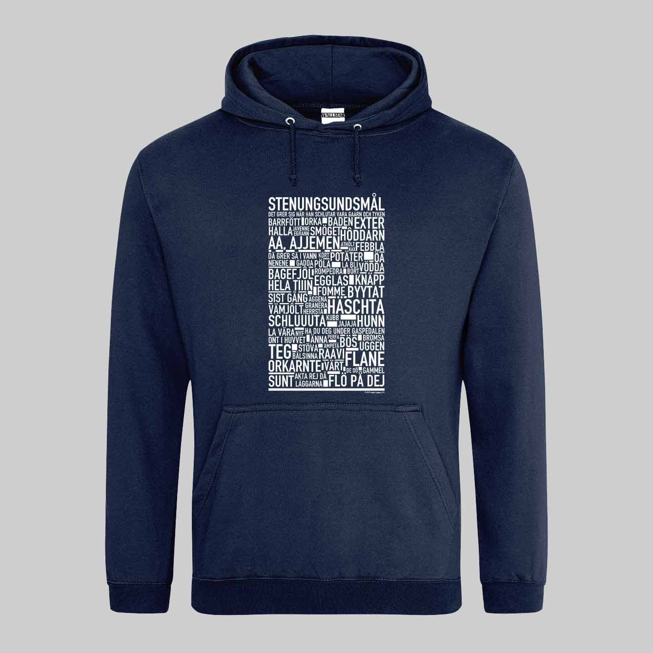 Stenungsundsmål Dialekt Text Hoodie