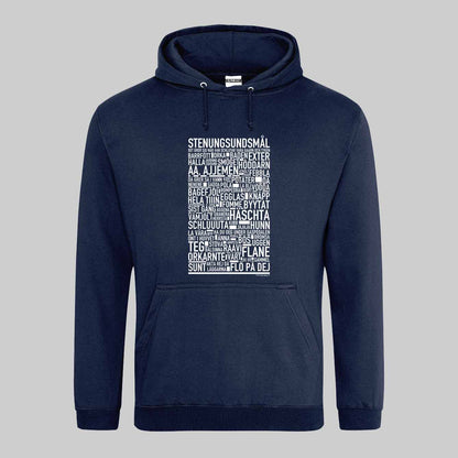 Stenungsundsmål Dialekt Text Hoodie