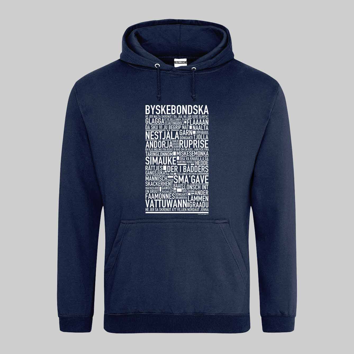 Byskebondska Dialekt Text Hoodie