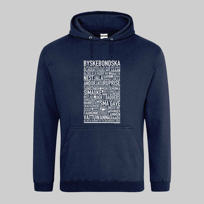 Byskebondska Dialekt Text Hoodie