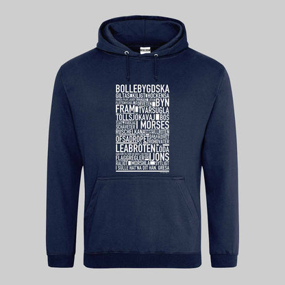 Bollebygdska Dialekt Text Hoodie