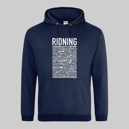 Ridning Text Hoodie