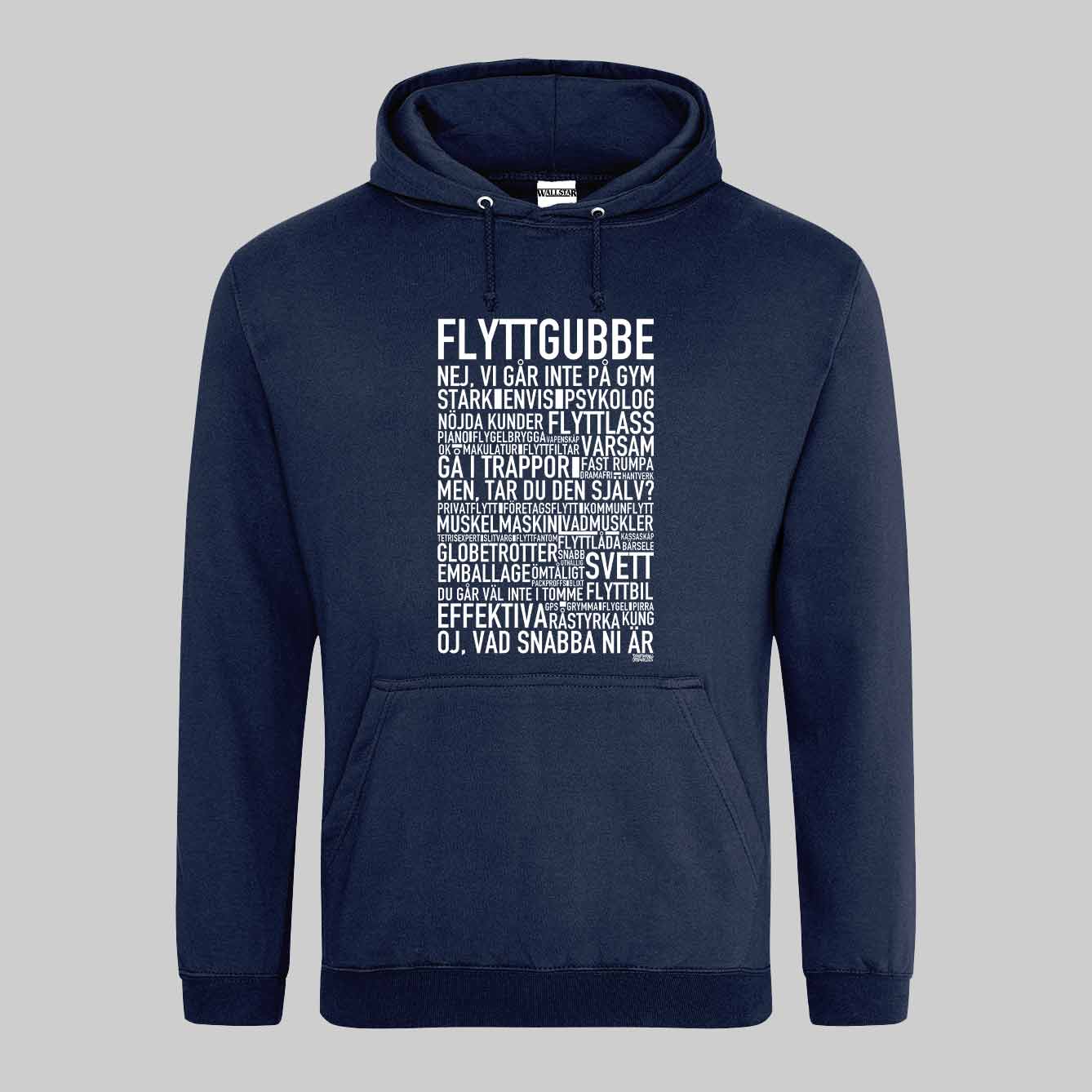 Flyttgubbe Text Hoodie