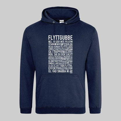 Flyttgubbe Text Hoodie