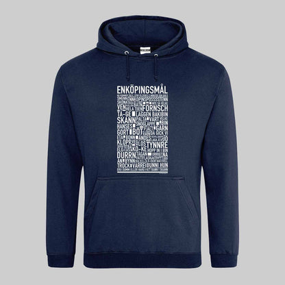 Enköpingsmål Dialekt Text Hoodie