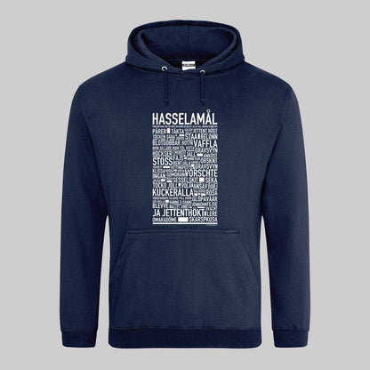 Hasselamål Dialekt Text Hoodie
