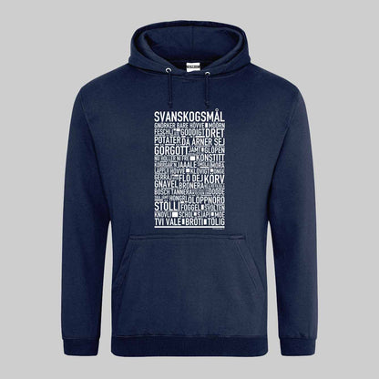 Svanskogsmål Dialekt Text Hoodie