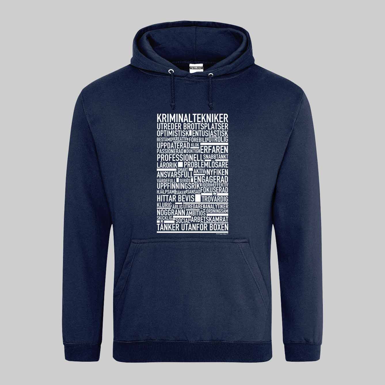 Kriminaltekniker Text Hoodie