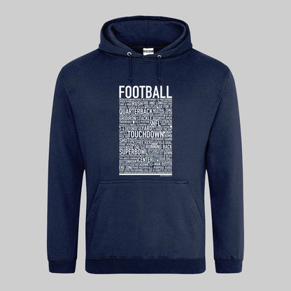 Football Text Hoodie