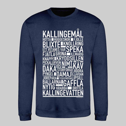 Kallingemål Dialekt Text Sweatshirt
