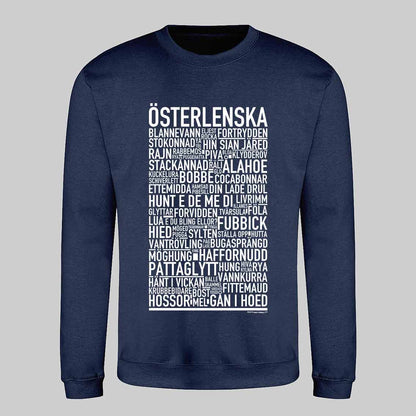 Österlenska Dialekt Text Sweatshirt