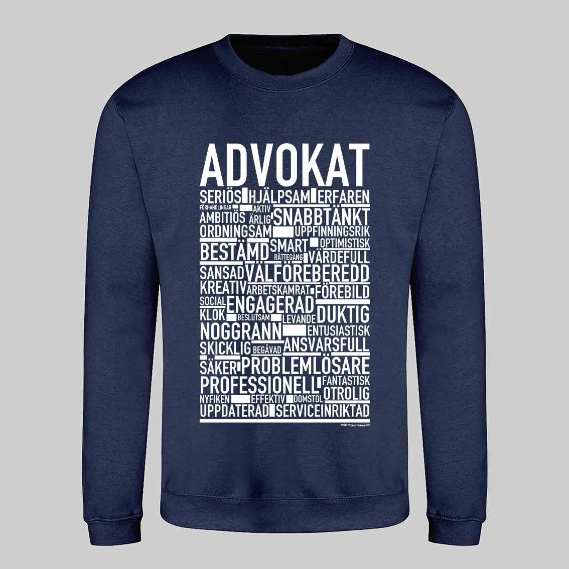 Advokat Text Sweatshirt