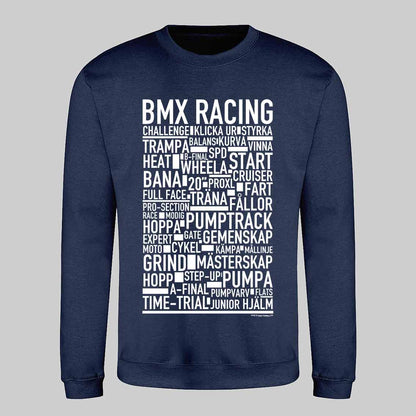 BMX Racing Text Sweatshirt