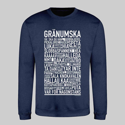 Gränumska Dialekt Text Sweatshirt