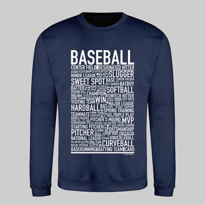 Baseball Text Sweatshirt