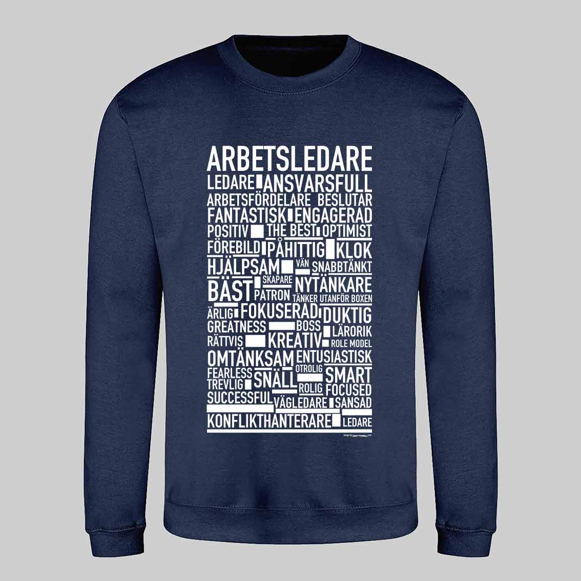 Arbetsledare Text Sweatshirt