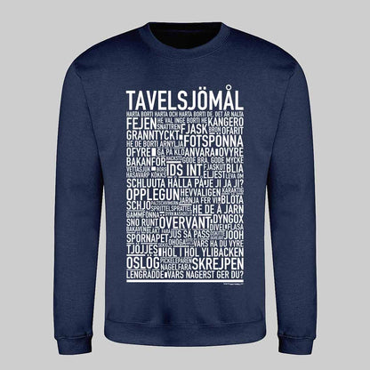 Tavelsjömål Dialekt Text Sweatshirt