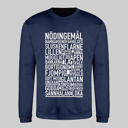Nödingemål Dialekt Text Sweatshirt