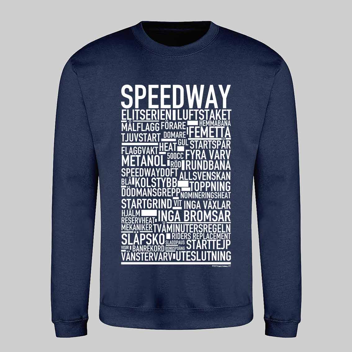 Speedway Text Sweatshirt