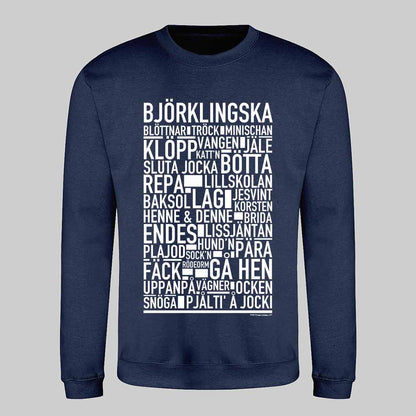 Björklingska Dialekt Text Sweatshirt