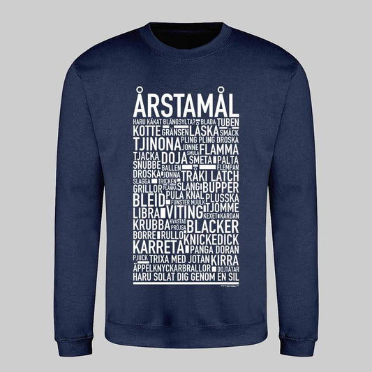 Årstamål Dialekt Text Sweatshirt