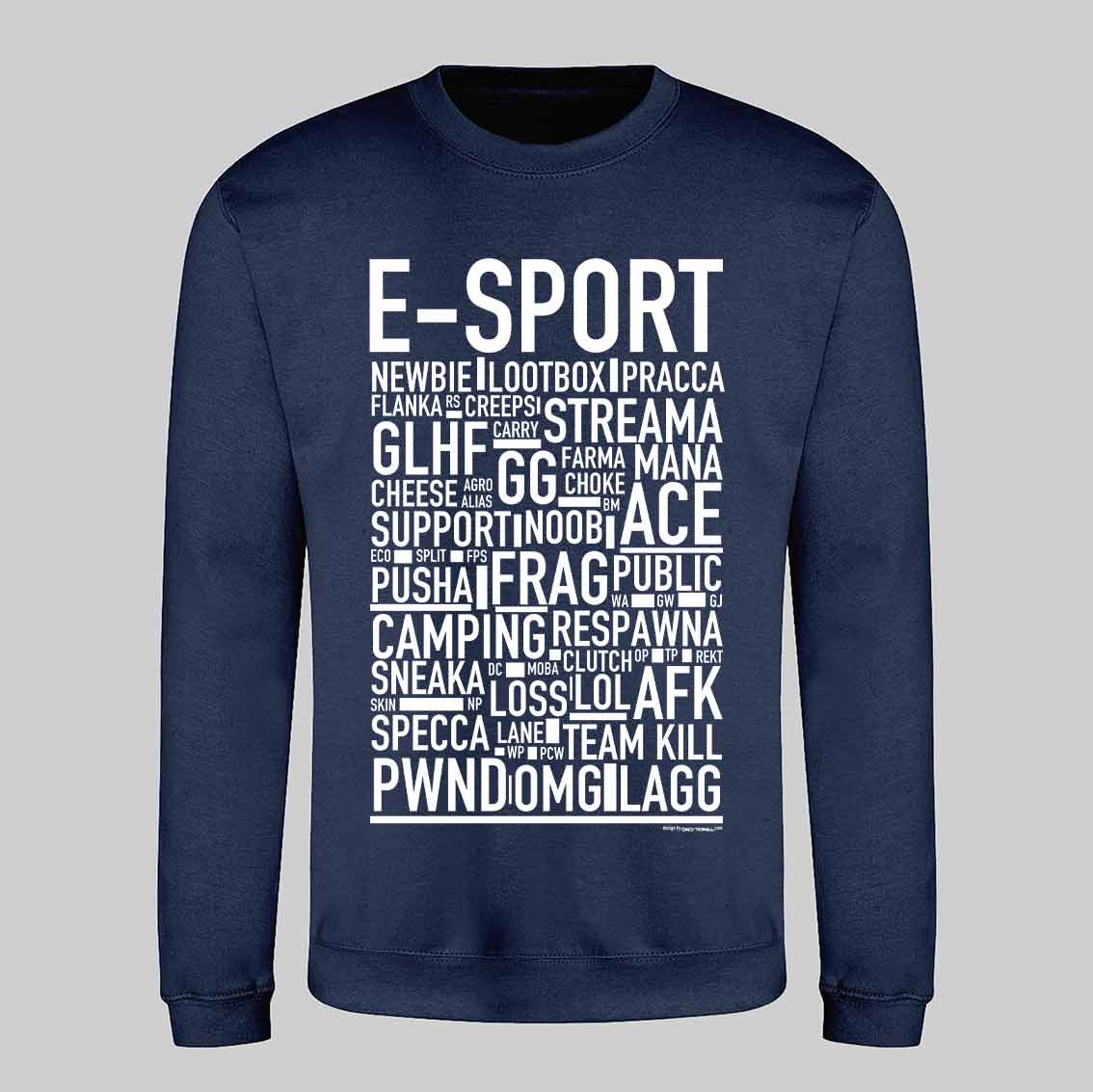 E-Sport Text Sweatshirt