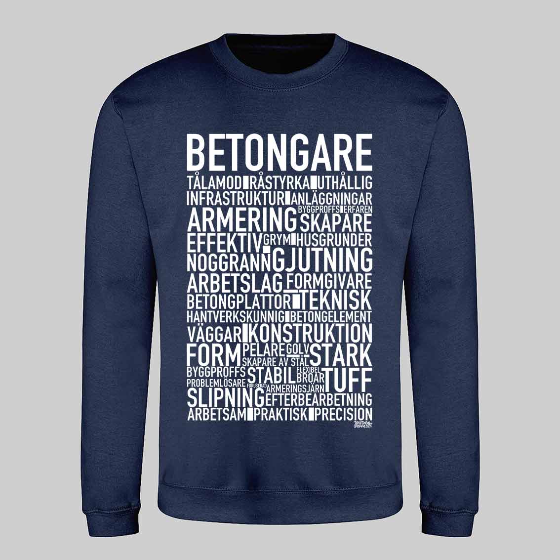 Betongare Text Sweatshirt
