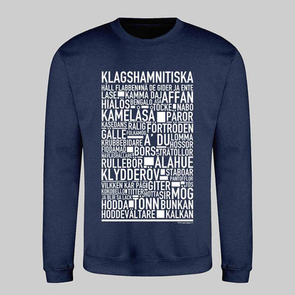 Klagshamnitiska Dialekt Text Sweatshirt