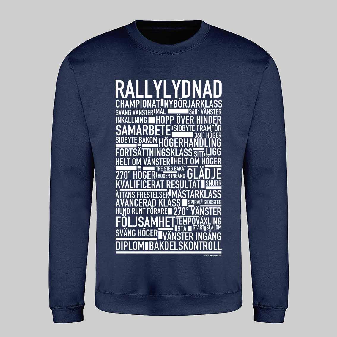 Rallylydnad Text Sweatshirt