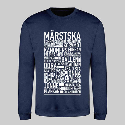 Märstska Dialekt Text Sweatshirt