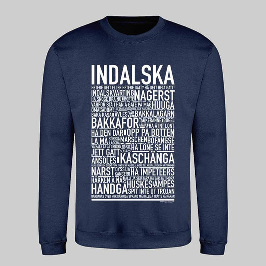 Indalska Dialekt Text Sweatshirt