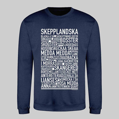 Skepplandska Dialekt Text Sweatshirt