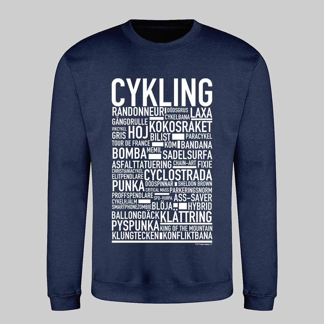 Cykling Text Sweatshirt