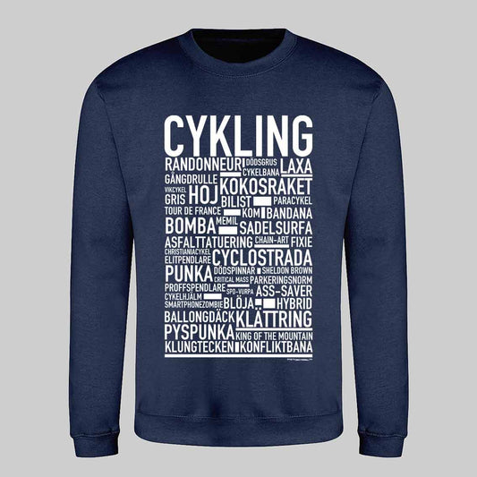 Cykling Text Sweatshirt