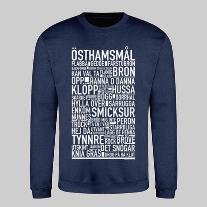 Östhamsmål Dialekt Text Sweatshirt