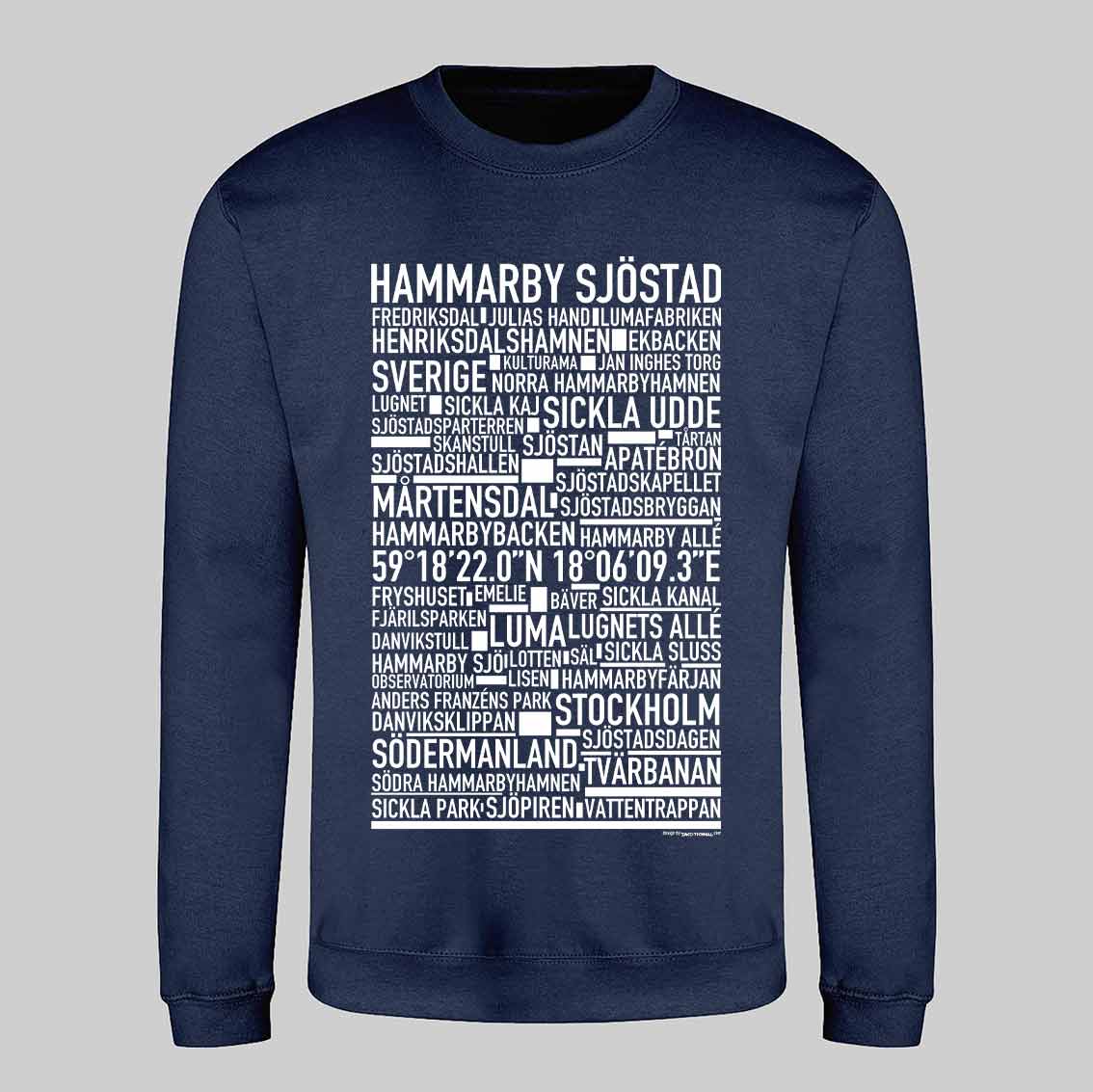 Hammarby Sjöstad Text Sweatshirt