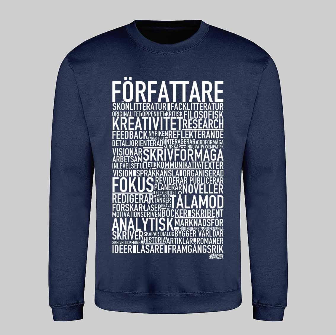 Författare Text Sweatshirt