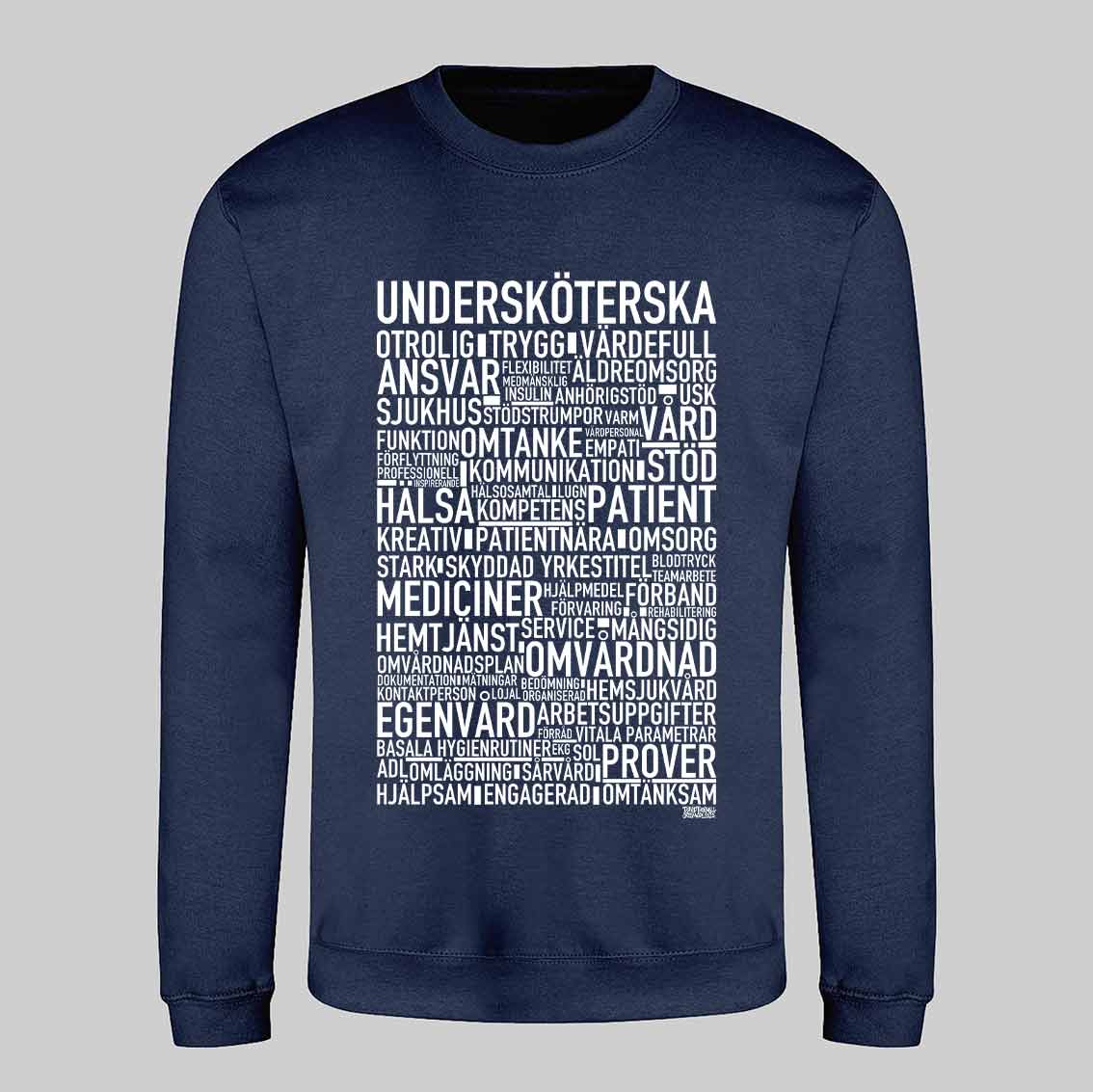 Undersköterska 2025 Text Sweatshirt