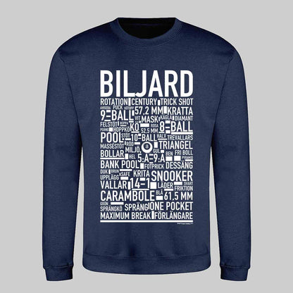 Biljard Text Sweatshirt