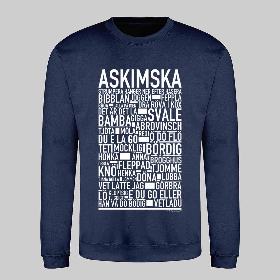 Askimska Dialekt Text Sweatshirt