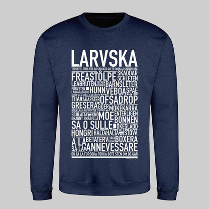 Larvska Dialekt Text Sweatshirt