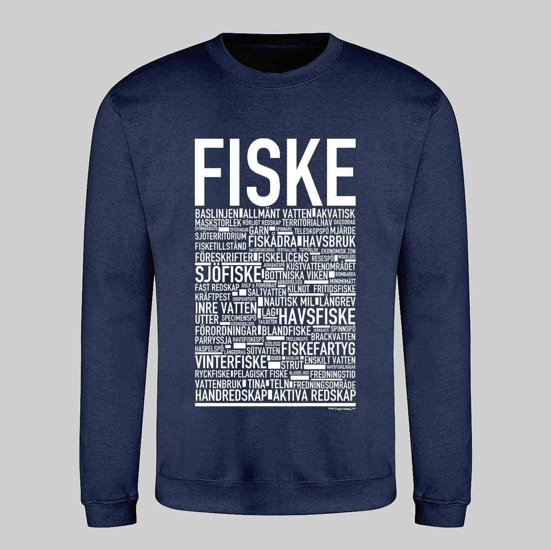 Fiske Text Sweatshirt