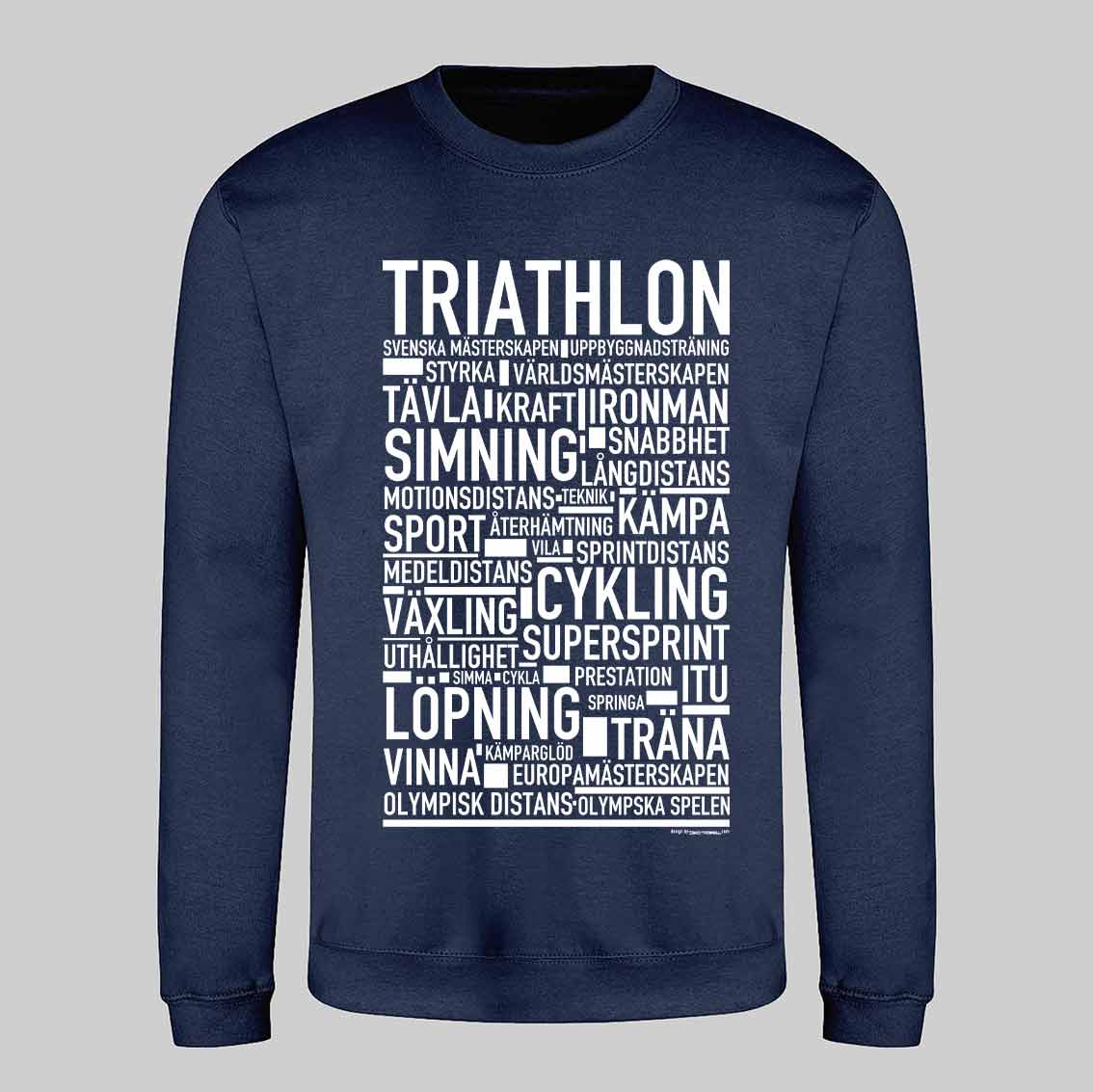 Triathlon Text Sweatshirt