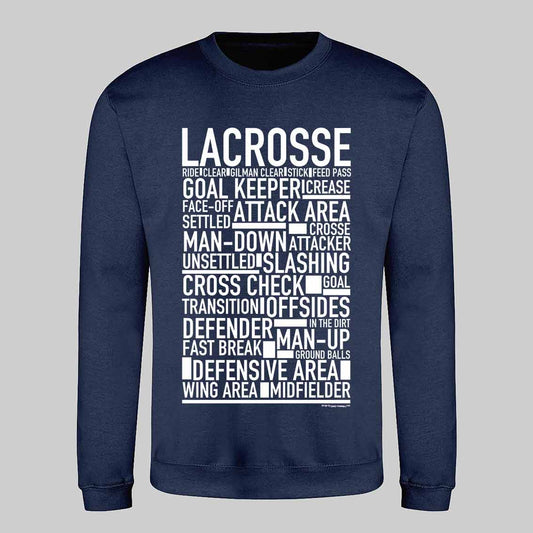 Lacrosse Text Sweatshirt