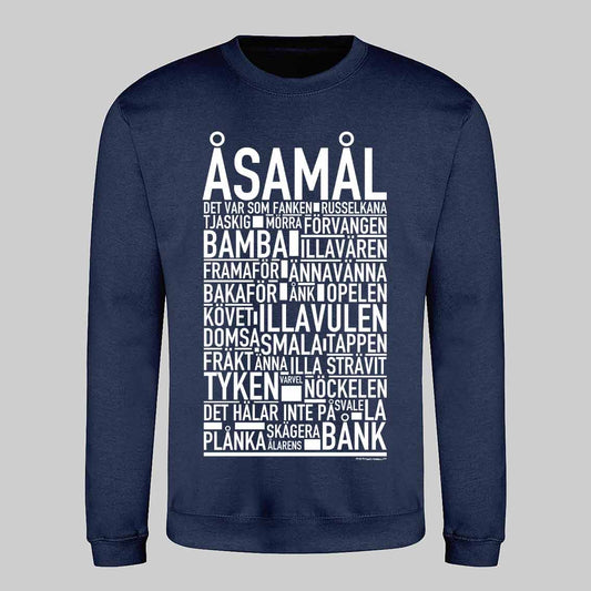 Åsamål Dialekt Text Sweatshirt
