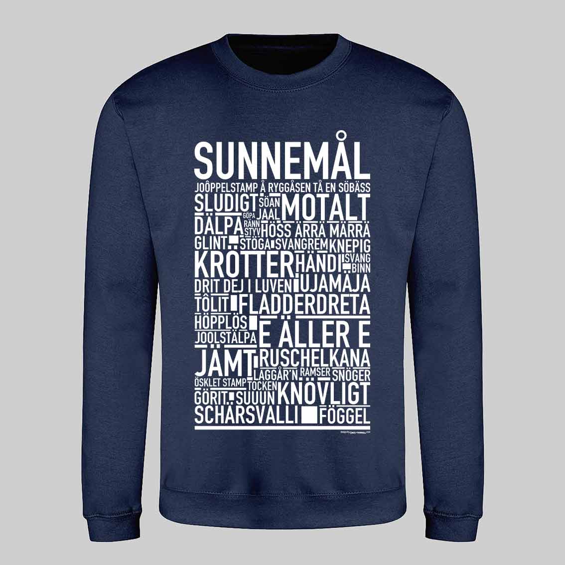 Sunnemål Dialekt Text Sweatshirt