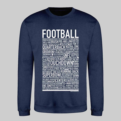 Football Text Sweatshirt